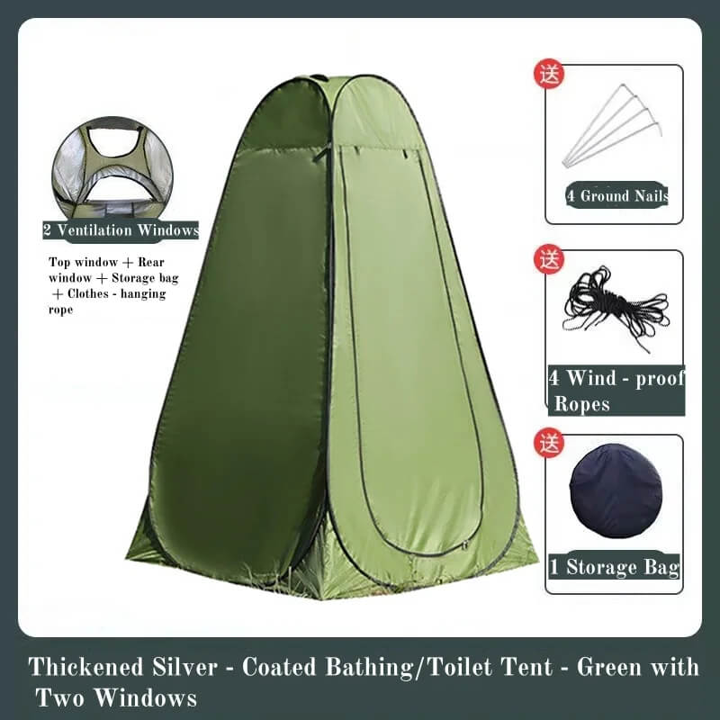 Pop-Up Privacy Tent for Camping, Changing & beach Comfort