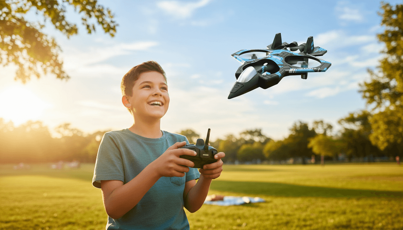 Durable Foam RC Fighter Drone with Stable Flight