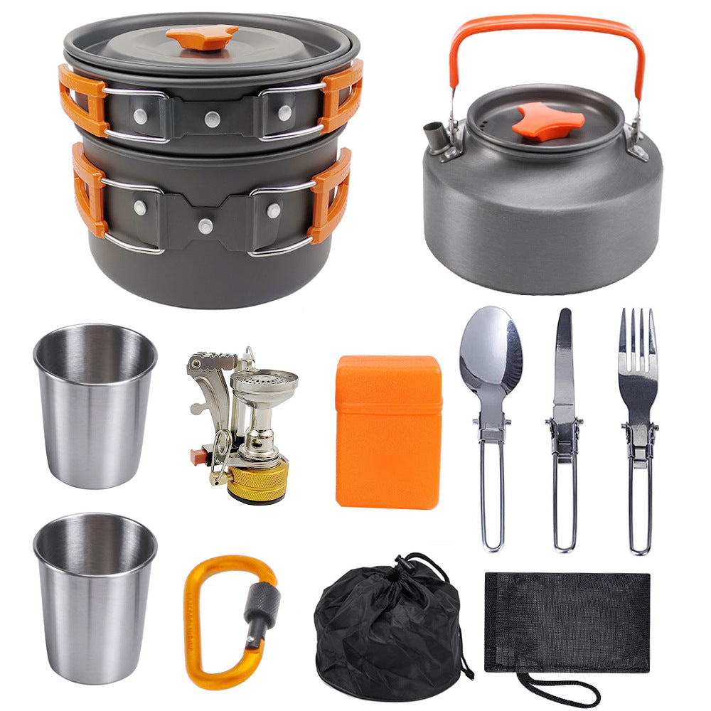 Lightweight Portable Camping Cooker Kettle, Quick Hot Meals