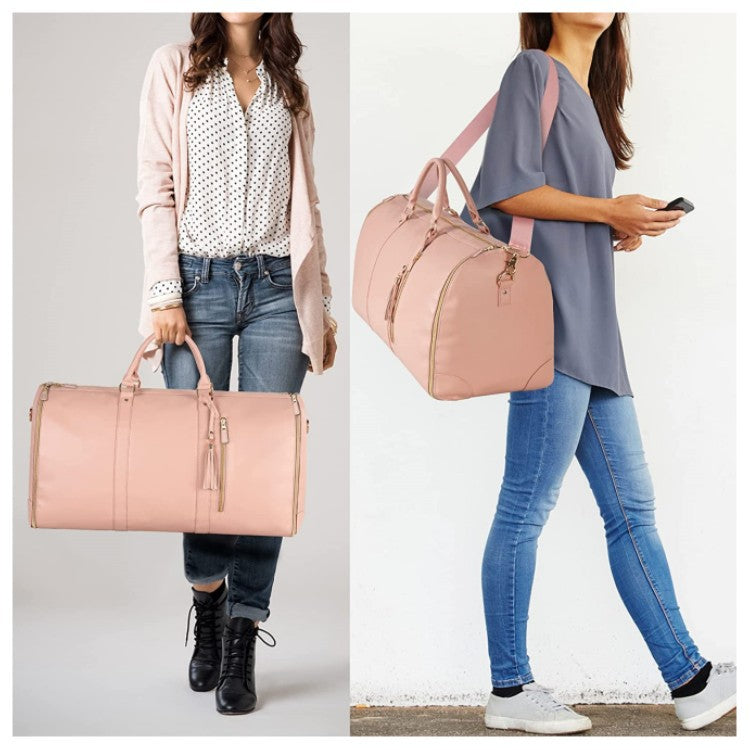 AMAZING Foldable Travel Duffle Bag with Garment Section