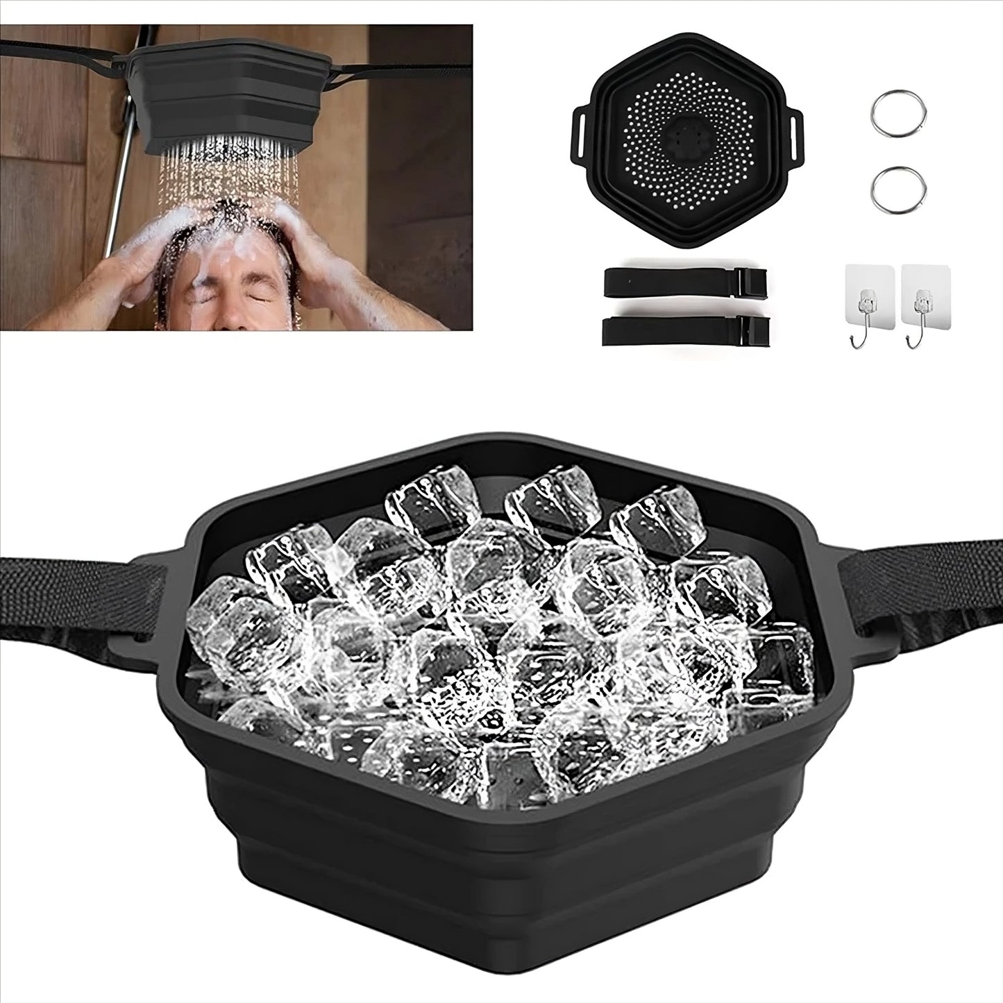 Cooling Shower Head Attachment for Heat Relief at Home