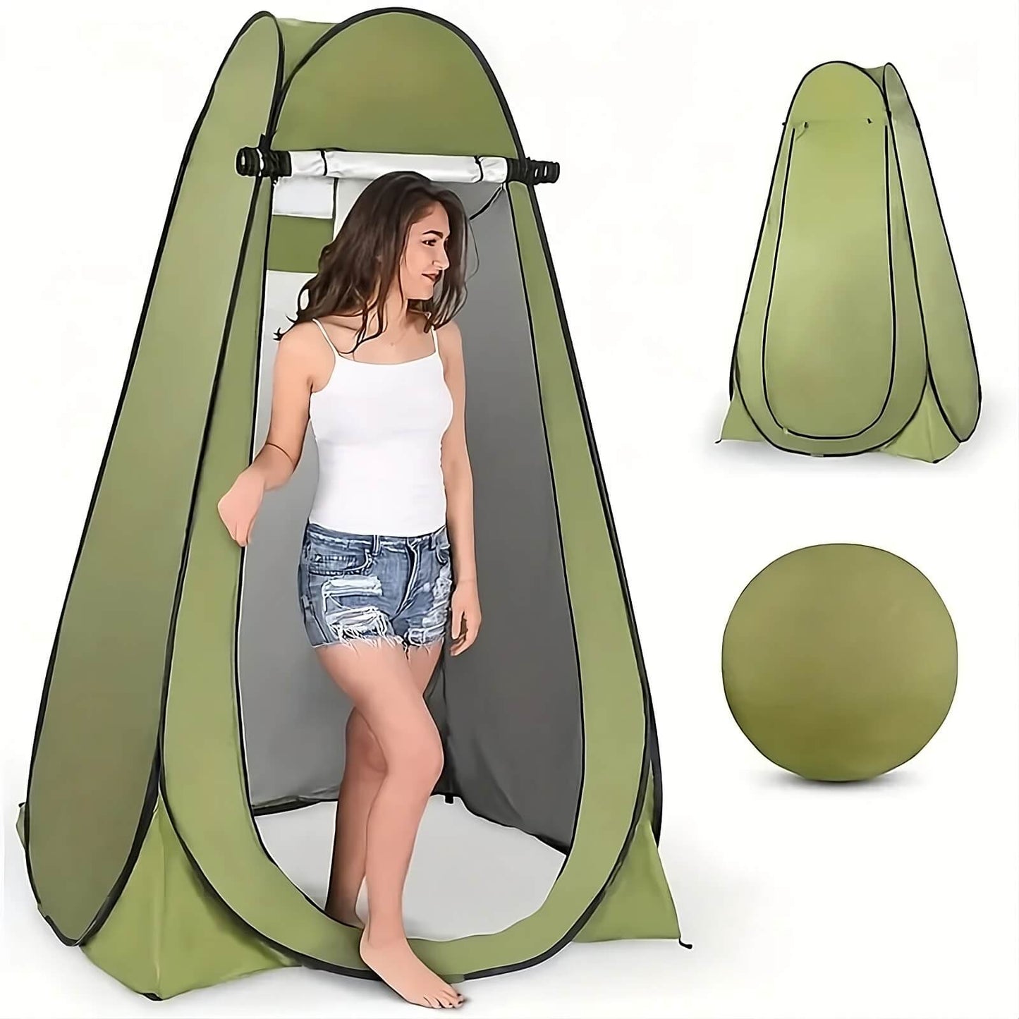 Pop-Up Privacy Tent for Camping, Changing & beach Comfort