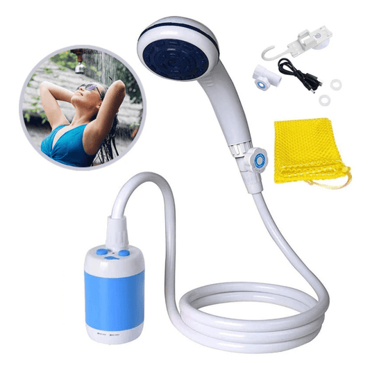Portable Camping Shower - Rechargeable Shower Kit