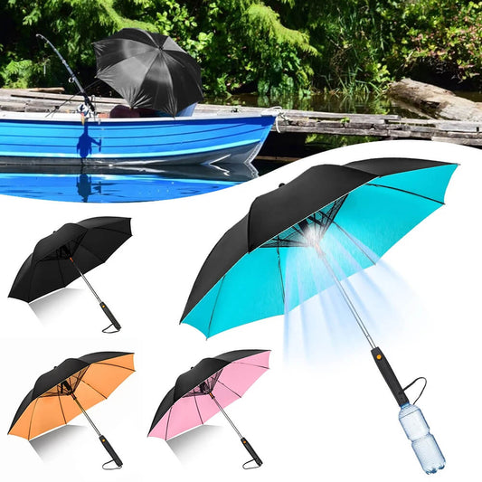 All-in-One Cooling Umbrella with Fan Mist and UV Protection