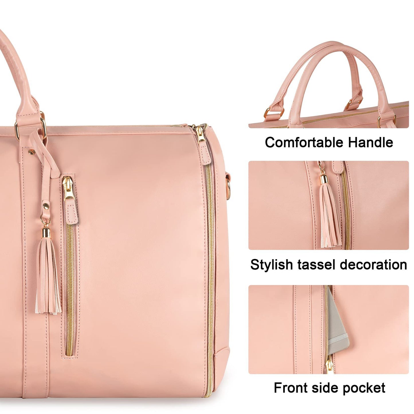 AMAZING Foldable Travel Duffle Bag with Garment Section