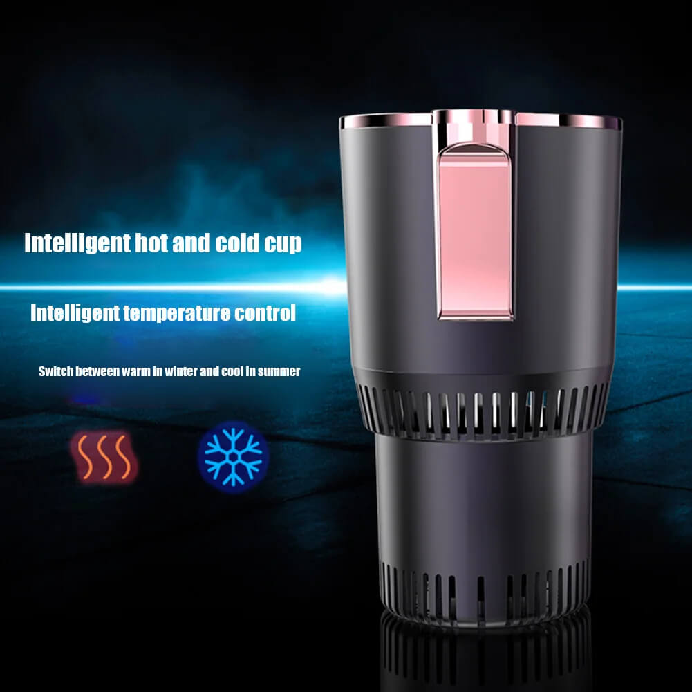 Cooling & Heating Car Cup Holder – Perfect Drink Temperature