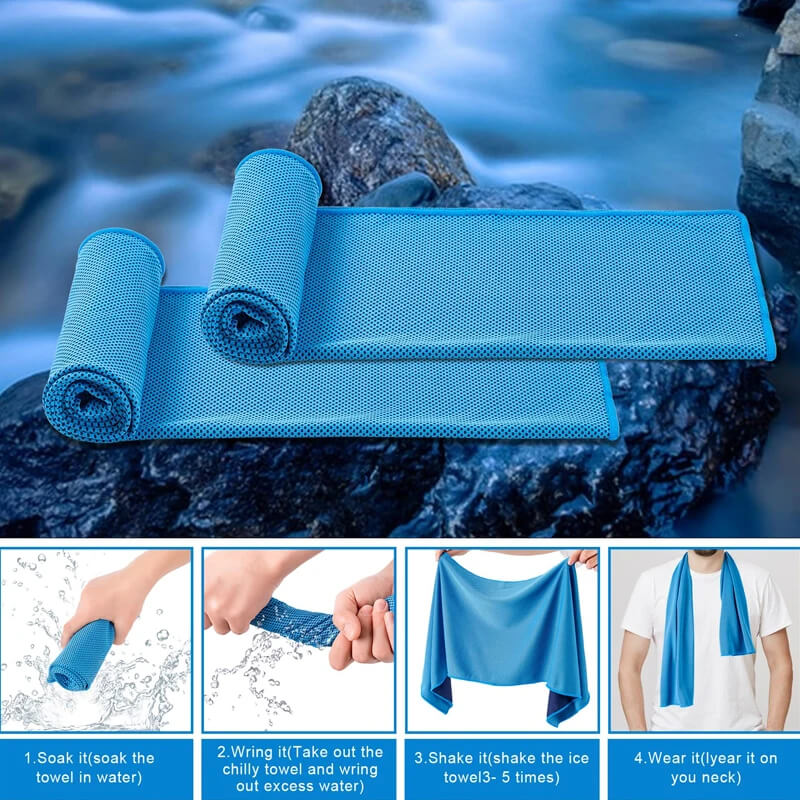 Quick-Dry Cooling Towel for Fitness and Summer Activities