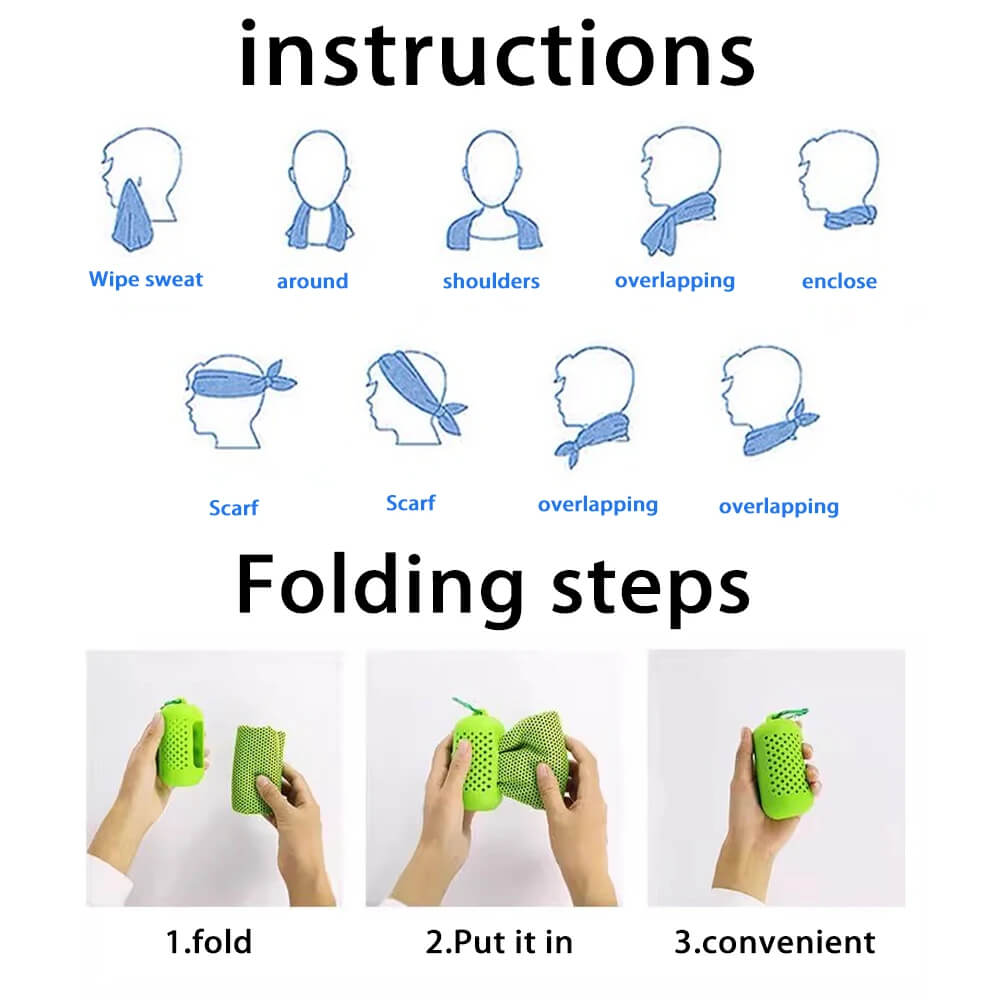 Quick-Dry Cooling Towel for Fitness and Summer Activities