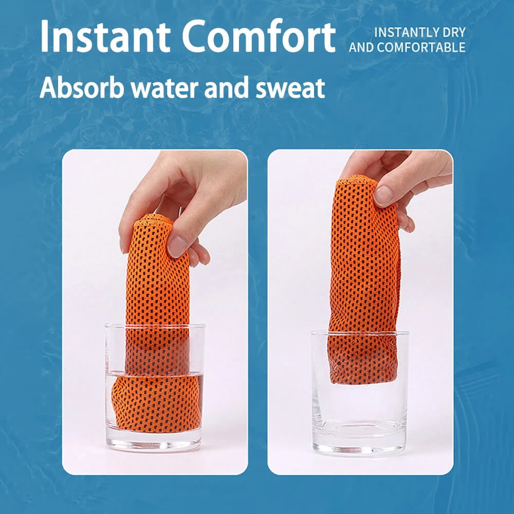 Quick-Dry Cooling Towel for Fitness and Summer Activities