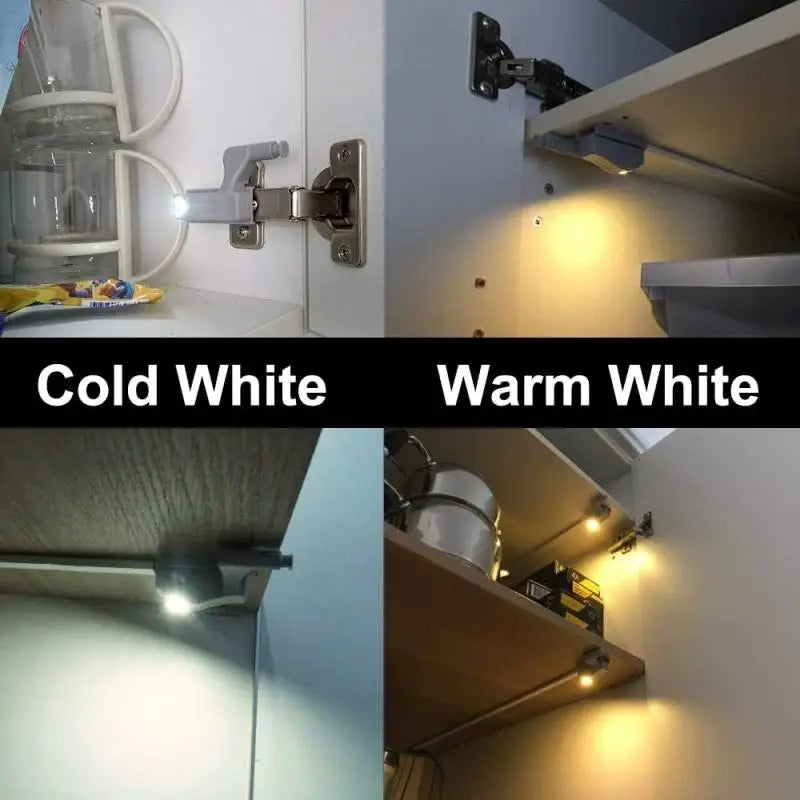 Motion Sensor LED Cabinet Hinge Lights Bright Solution