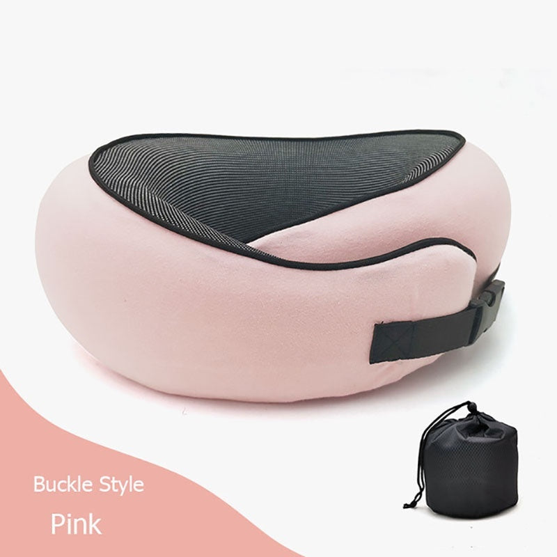 Comfy Memory Foam Travel Neck Pillow for Comfortable Travel Anywhere