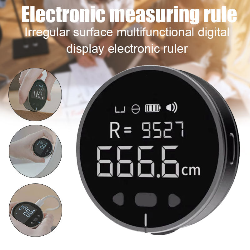 High-Precision Electronic Measuring Tool with Clear LCD Display