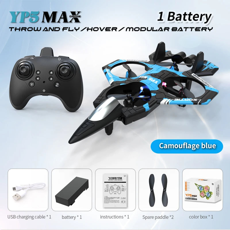 Durable Foam RC Fighter Drone with Stable Flight