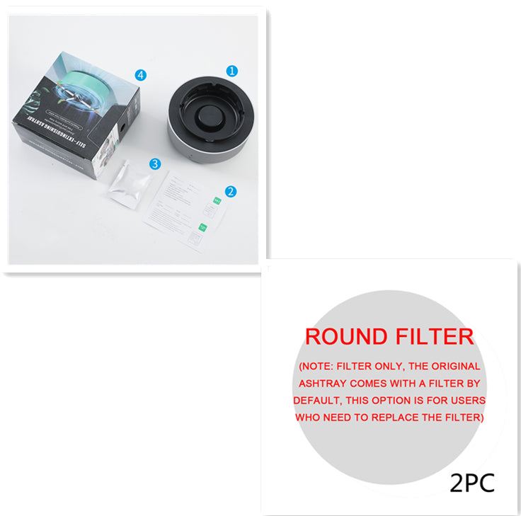 Automatic Purifying Ashtray with Anion Air Cleaning Technology