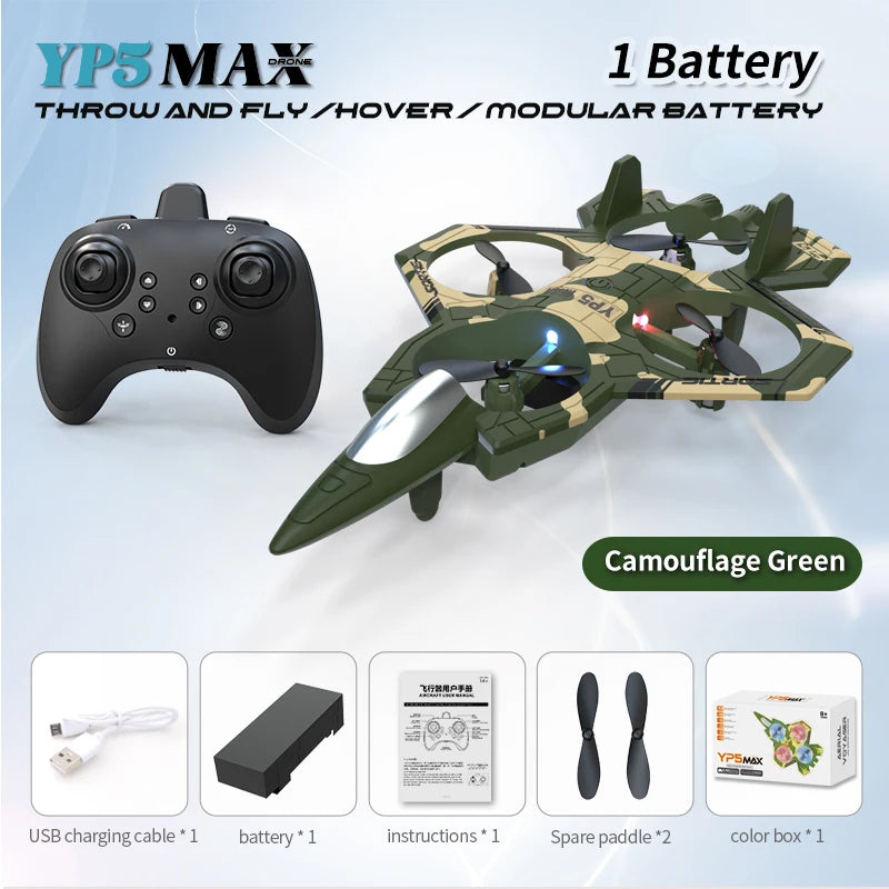 Durable Foam RC Fighter Drone with Stable Flight