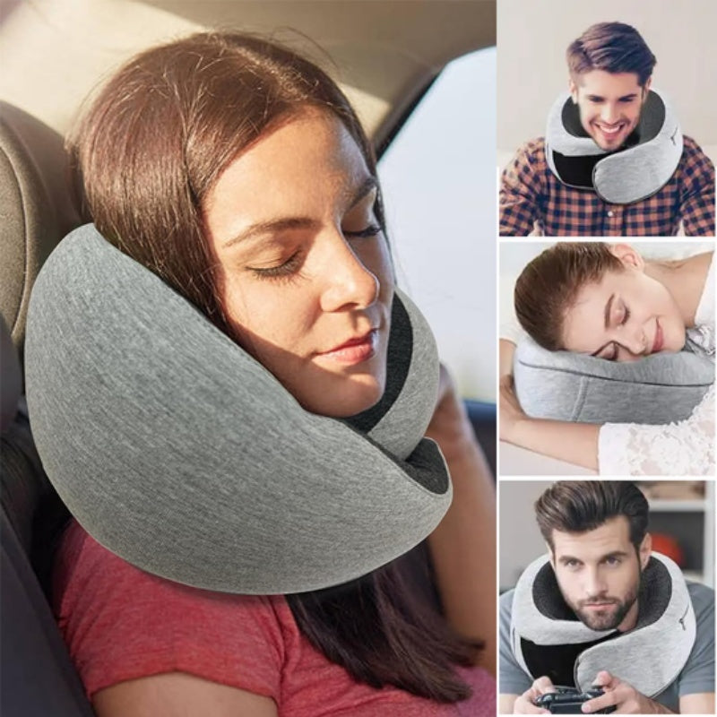 Comfy Memory Foam Travel Neck Pillow for Comfortable Travel Anywhere