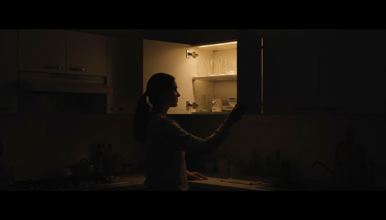 Motion Sensor LED Cabinet Hinge Lights Bright Solution