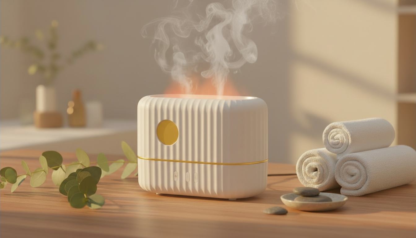 Relaxing Flame Mist Humidifier for Calm & Cozy Spaces