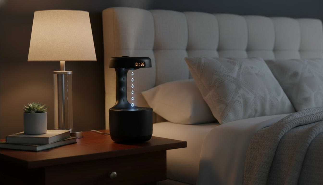 Floating Drop Cool Mist Humidifier for Calm & Relaxing Spaces