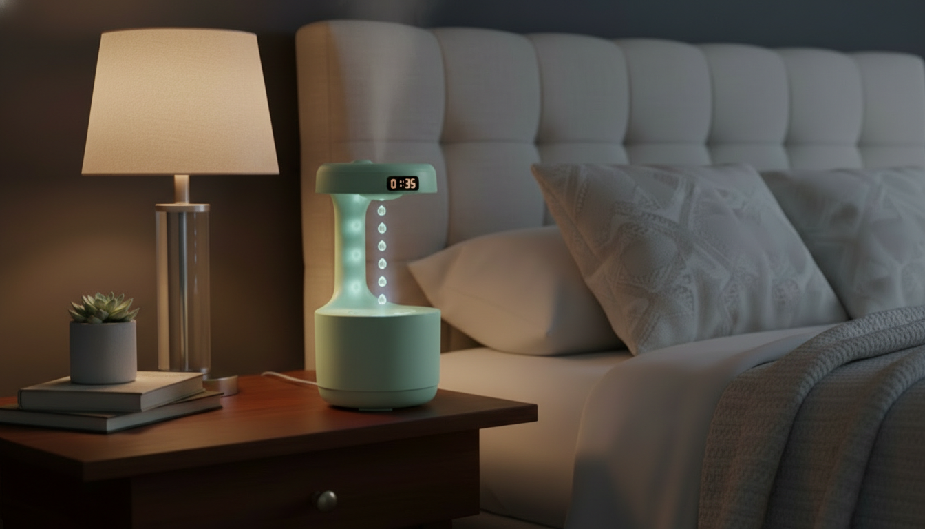 Floating Drop Cool Mist Humidifier for Calm & Relaxing Spaces