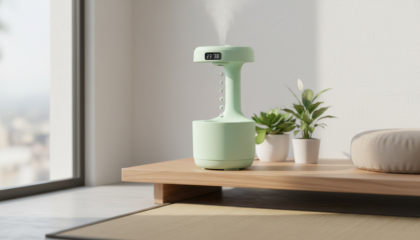 Floating Drop Cool Mist Humidifier for Calm & Relaxing Spaces