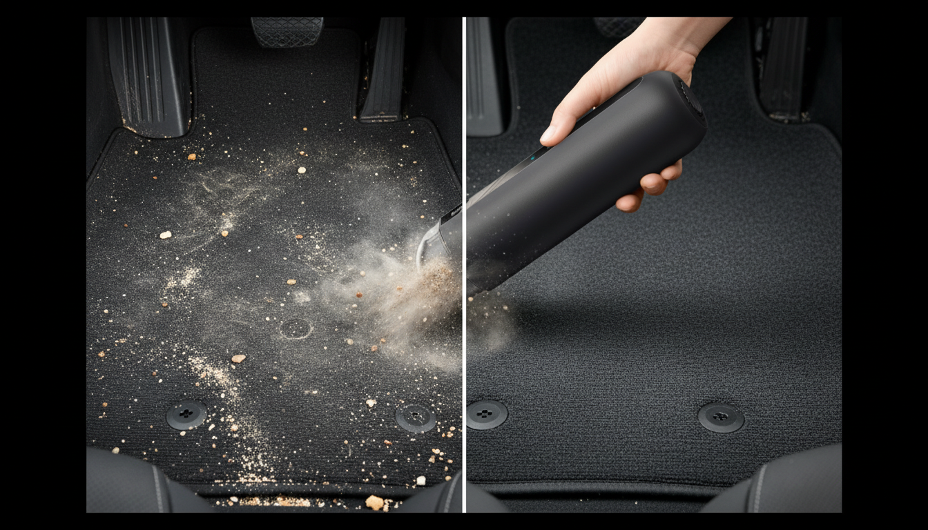 Wireless Mini Vacuum Cleaner for Fast Car Cleaning