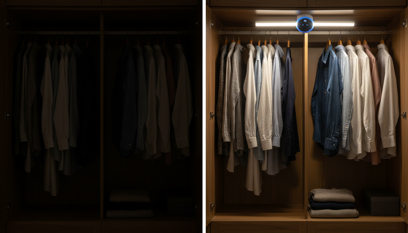 Removable LED Cabinet Light with Motion Sensor & Timer