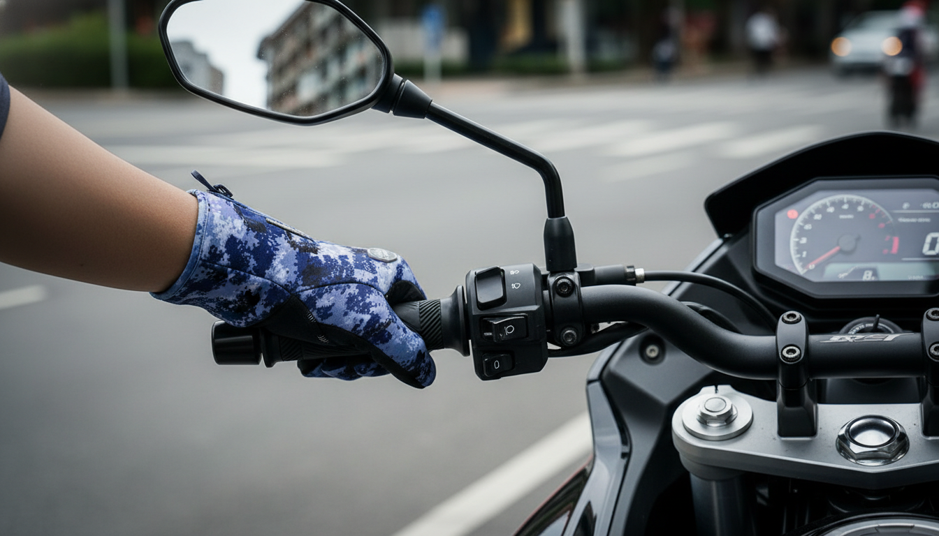Waterproof Touchscreen Motorcycle Gloves with Cozy Fleece