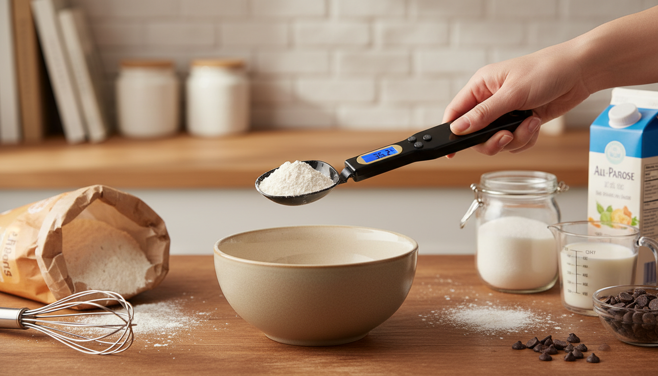 Digital Spoon Scale for Easy, Accurate Kitchen Measuring