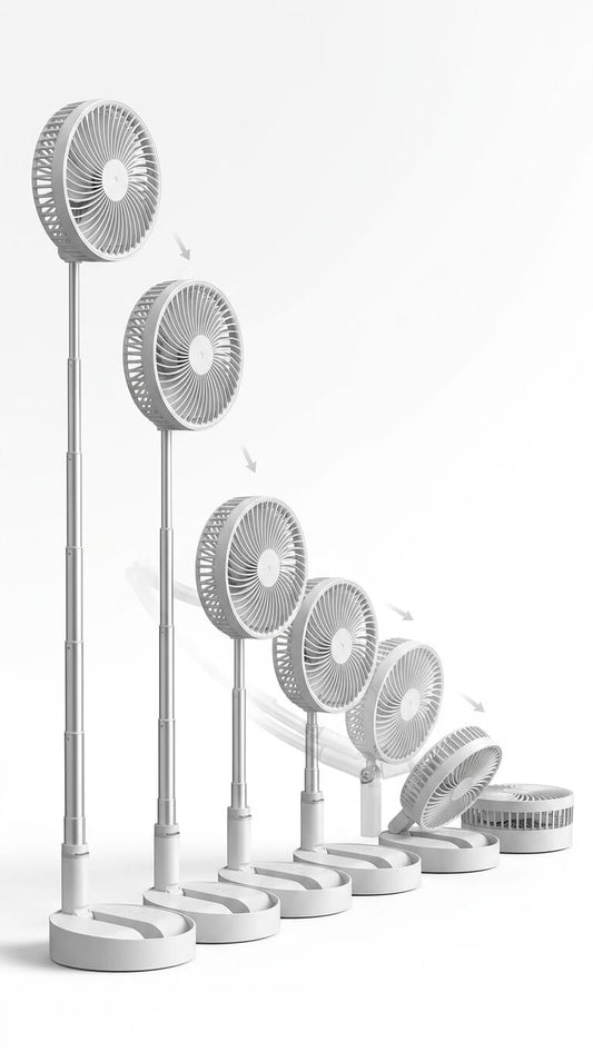 Foldable Floor Fan – Portable, Quiet Cooling Anywhere