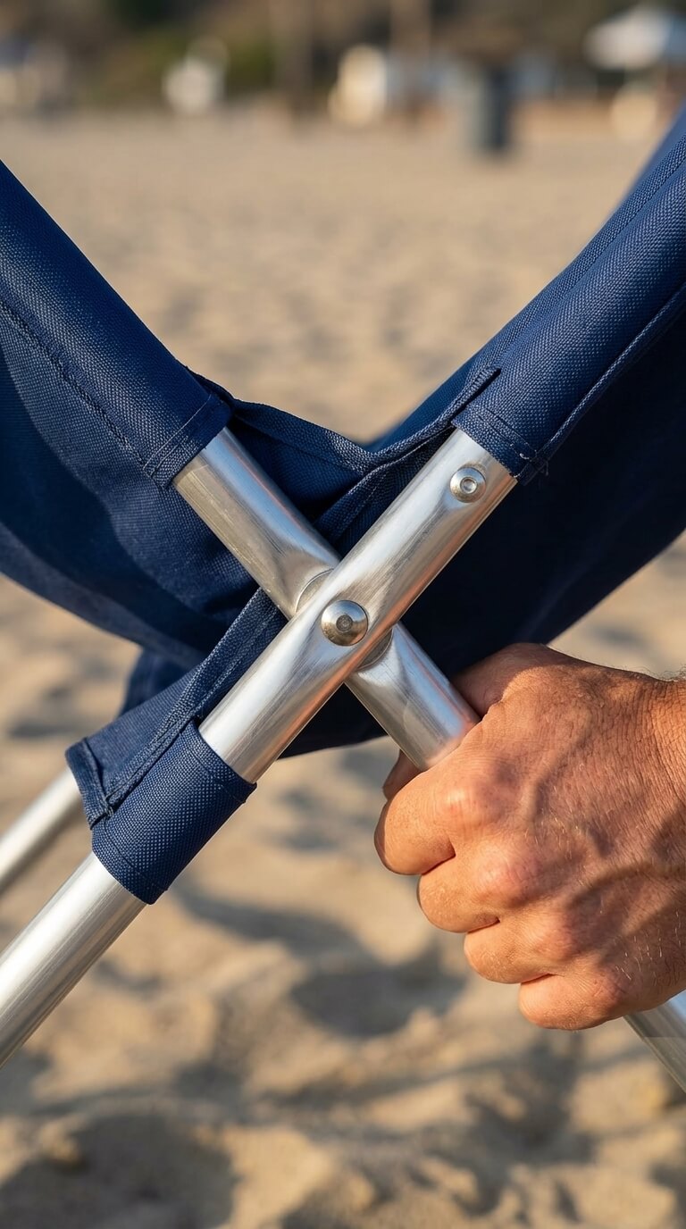 Lightweight Beach & Camping Chair With Canopy