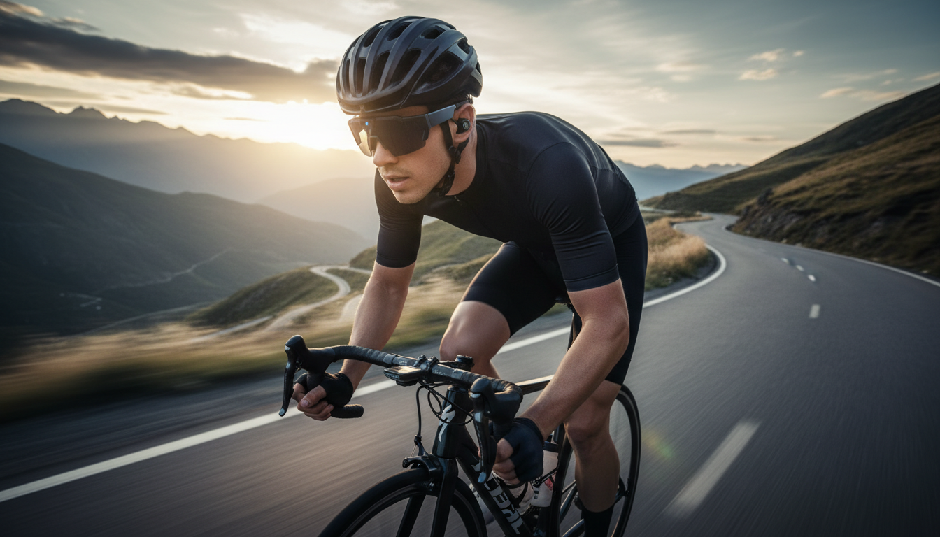 Smart Cycling Glasses With Camera And Headphones