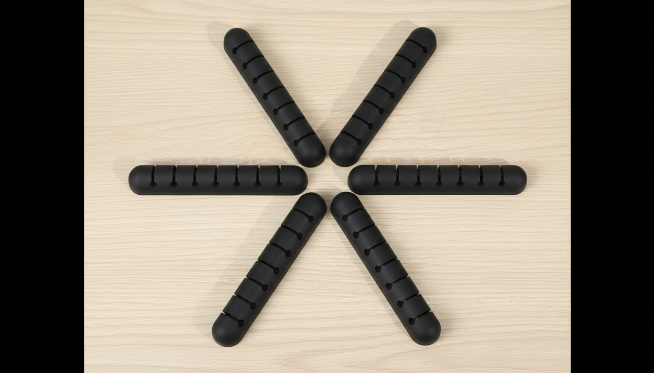 Silicone Cable Organizer Clips for a Tidy, Stress-Free Desk