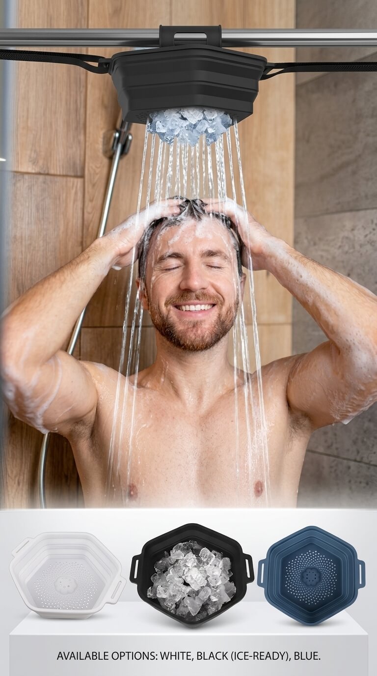 Cooling Shower Head Attachment for Heat Relief at Home