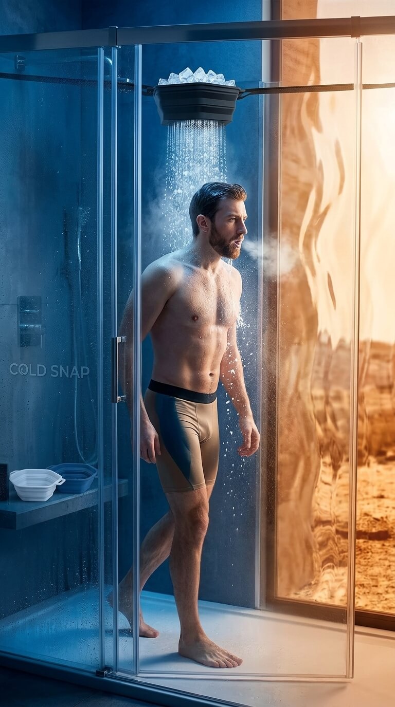 Cooling Shower Head Attachment for Heat Relief at Home