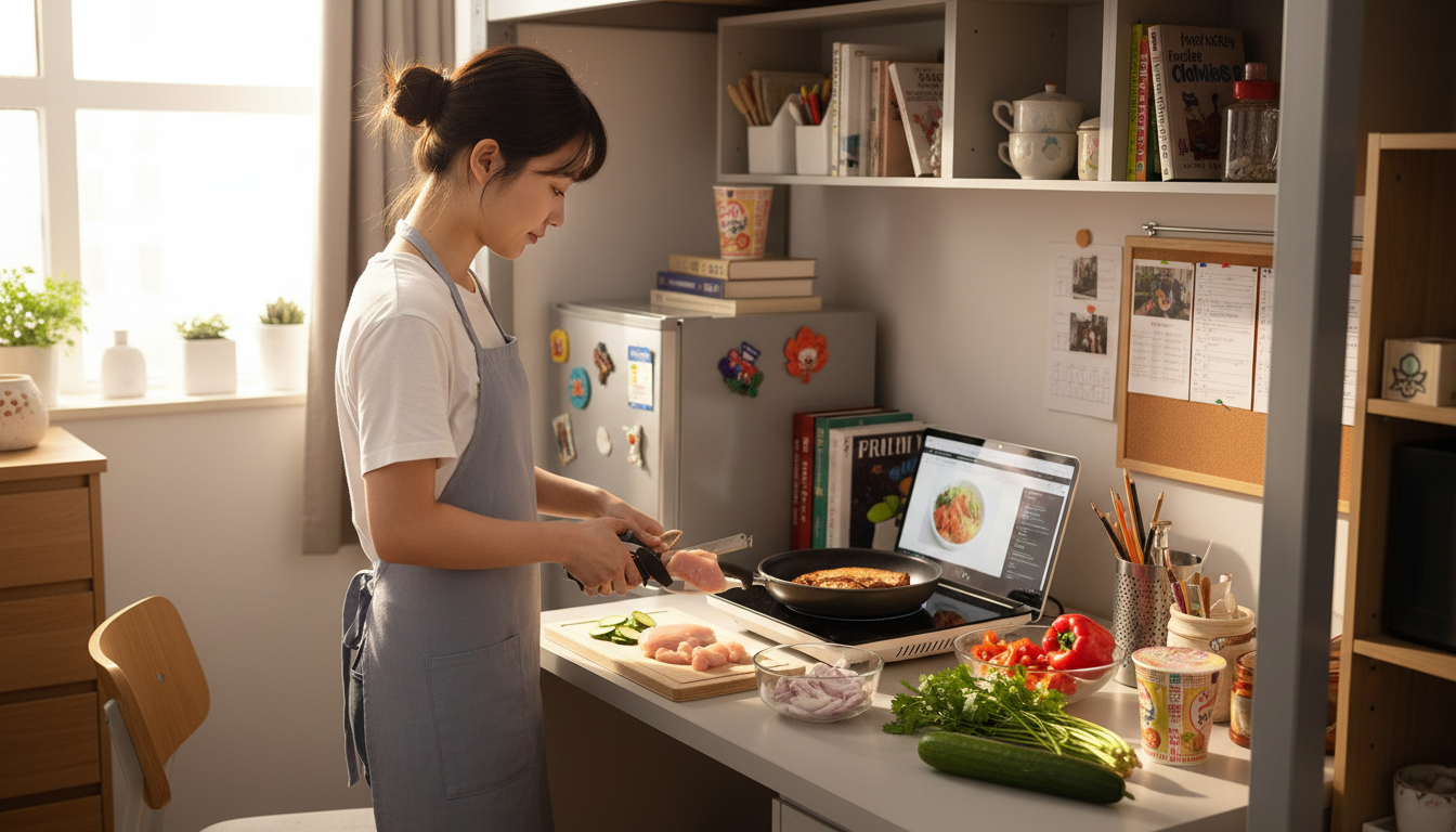 Multi-Function Kitchen Scissors with Mini Cutting Board