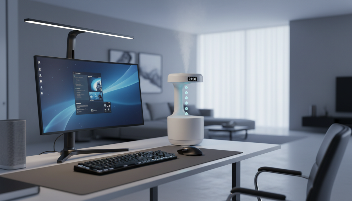 Floating Drop Cool Mist Humidifier for Calm & Relaxing Spaces