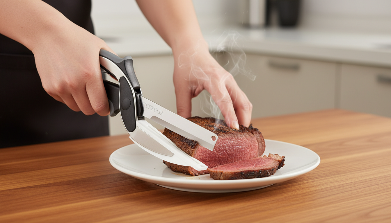 Multi-Function Kitchen Scissors with Mini Cutting Board