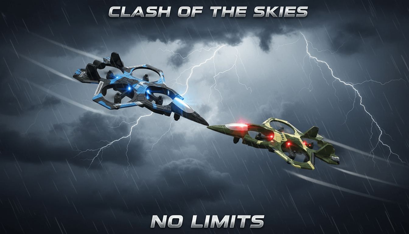 Durable Foam RC Fighter Drone with Stable Flight
