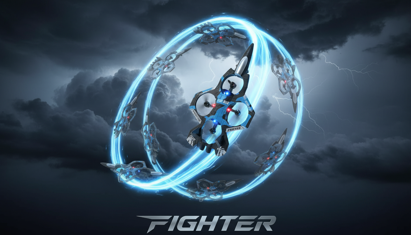 Durable Foam RC Fighter Drone with Stable Flight