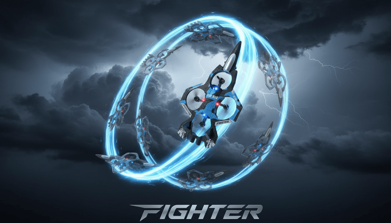 Durable Foam RC Fighter Drone with Stable Flight