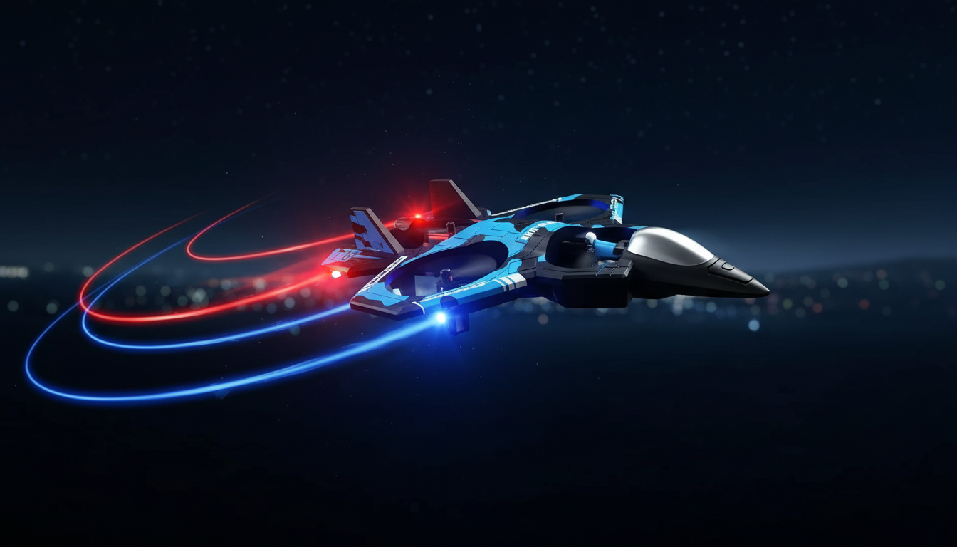Durable Foam RC Fighter Drone with Stable Flight
