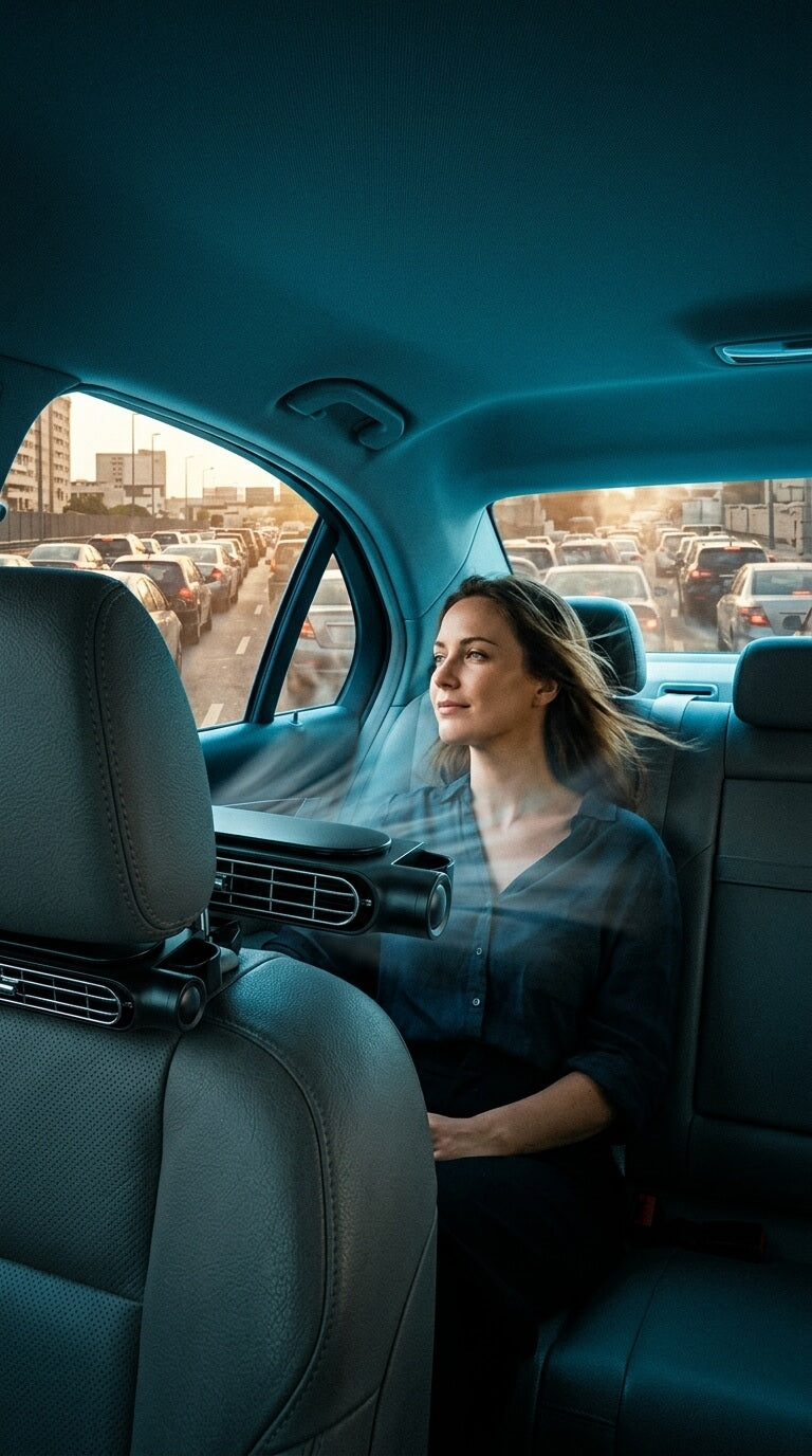 Cooling Car Seat Fan – Stay Cool on Every Drive