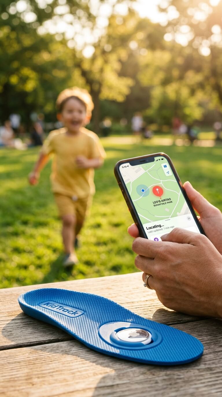 AirTag Compatible Shoe Insoles – Discreet GPS Tracking Solution