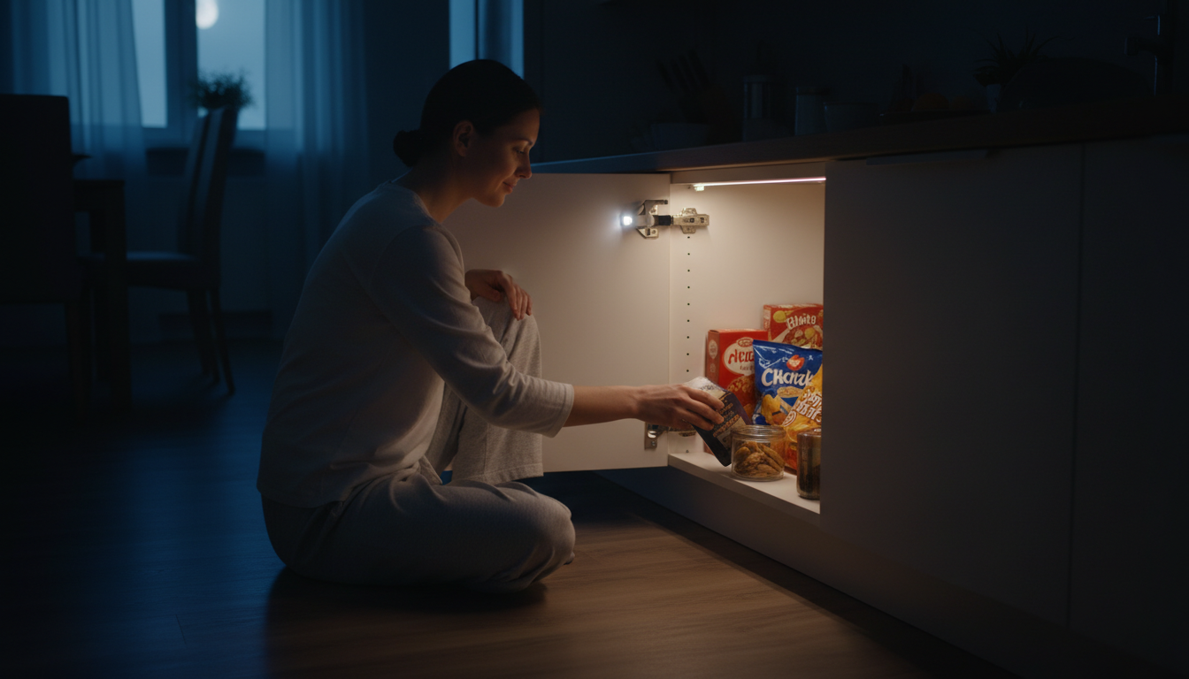 Motion Sensor LED Cabinet Hinge Lights Bright Solution
