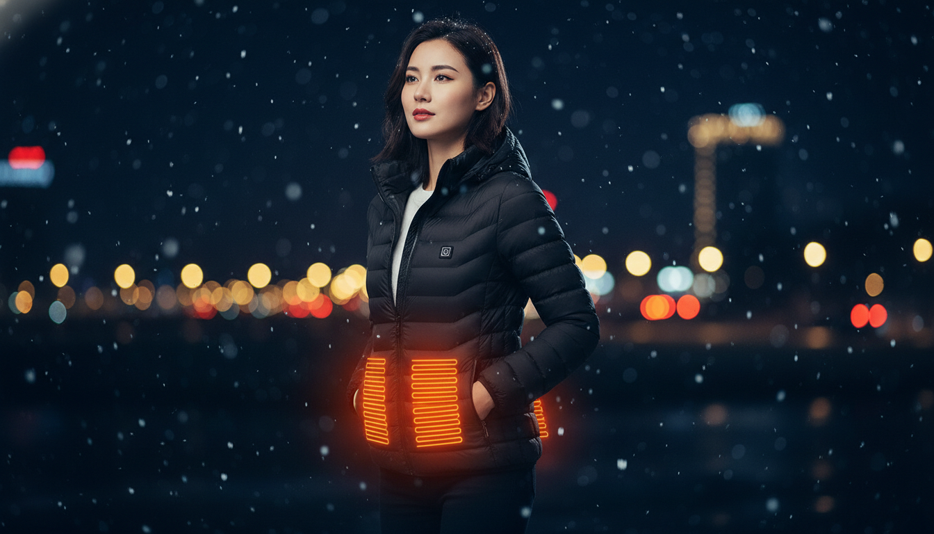 Elegant USB Heated Jacket for Cozy Winter Comfort