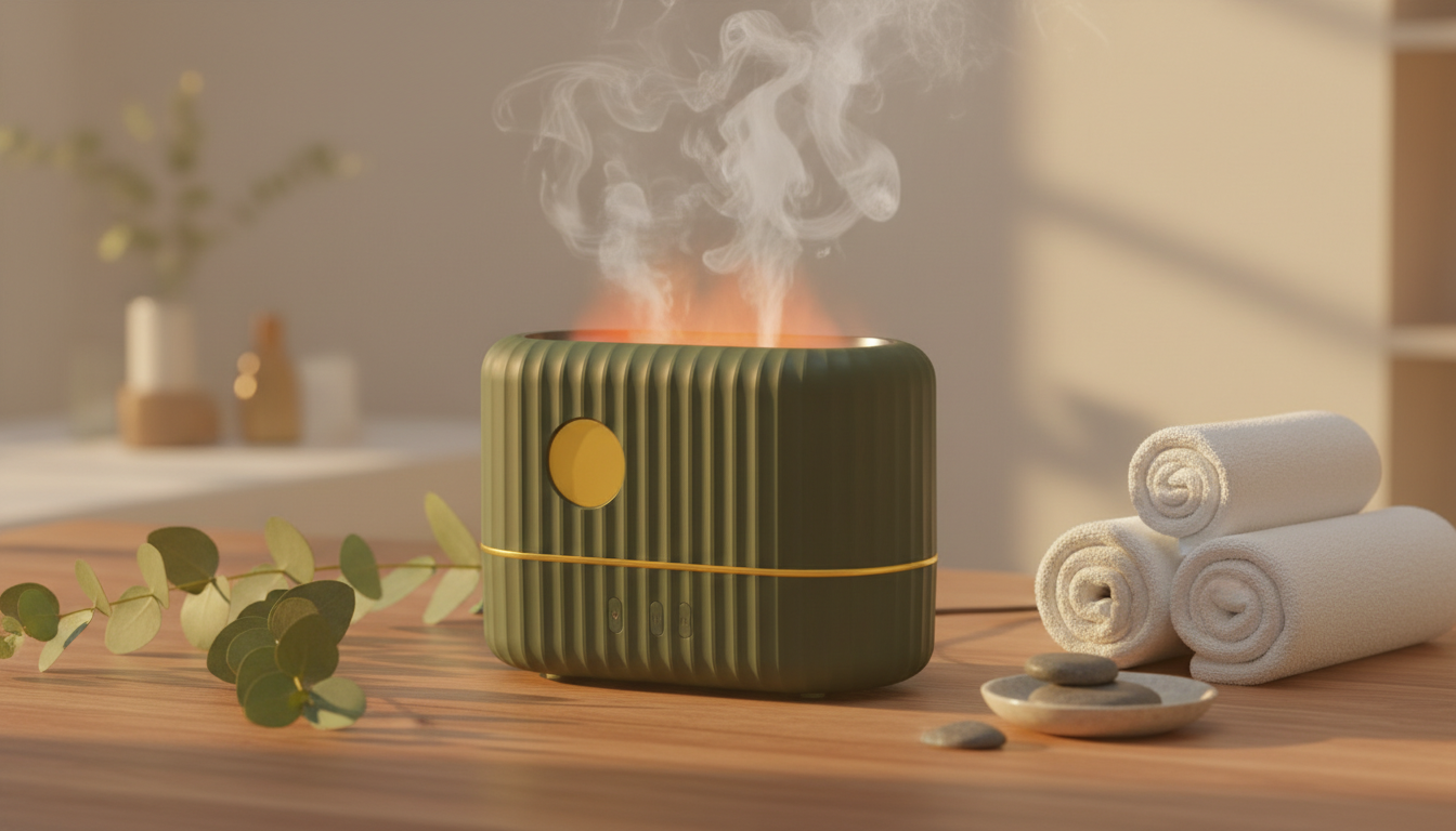 Relaxing Flame Mist Humidifier for Calm & Cozy Spaces