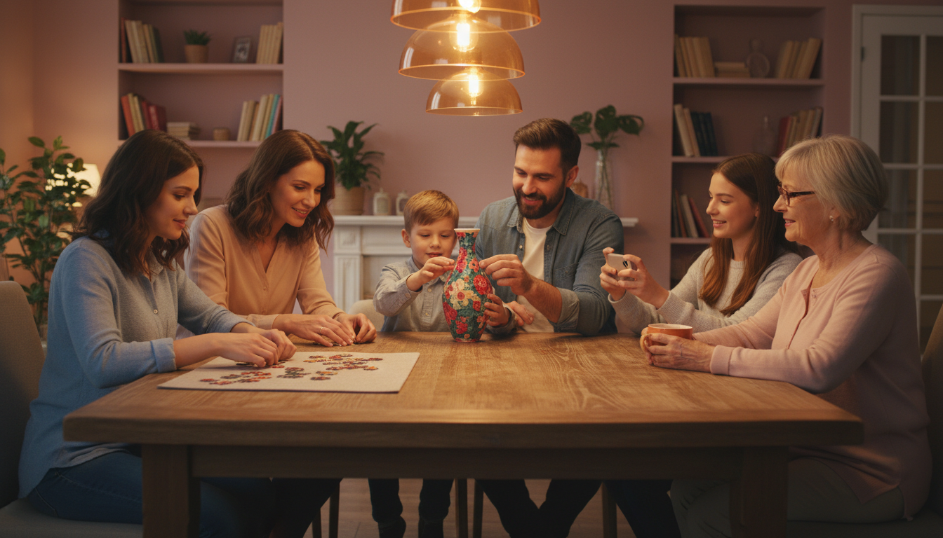 3D Puzzle Vase Kit – Fun Educational Décor Gift