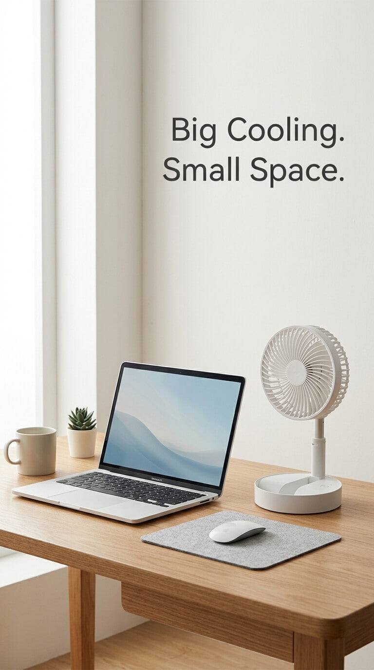 Foldable Floor Fan – Portable, Quiet Cooling Anywhere