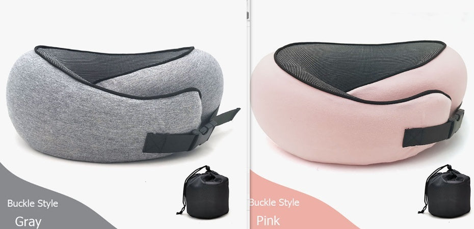 Comfy Memory Foam Travel Neck Pillow for Comfortable Travel Anywhere